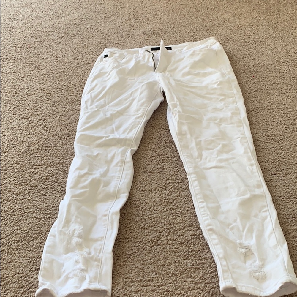 white jeans